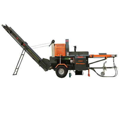 20T Saw Cutting Splitting Hydraulic Automatic Wood Processor For Energy Mining