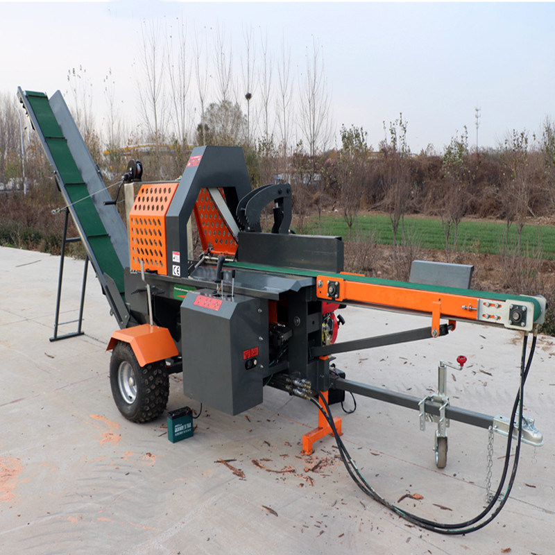 Firewood Processor With Gasoline Power Type And Automatic Log Splitter