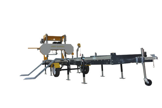 Portable Swing Blade Sawmill Bandsaw Mill Log Cutting Machine For Timber Wood