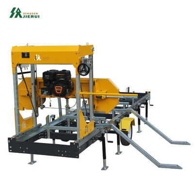 15hp Petrol Engine Portable Wood Sawmill For Forestry Tool 4M*1.8M*1.2M