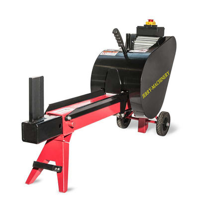 Electric Wood Log Splitter 7 Ton Horizontal Wood Splitting Machine Fast Firewood Processor