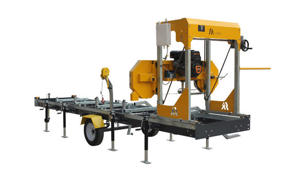 Portable Sawmill Power Band Saw Mill Max.Working Width 1000mm
