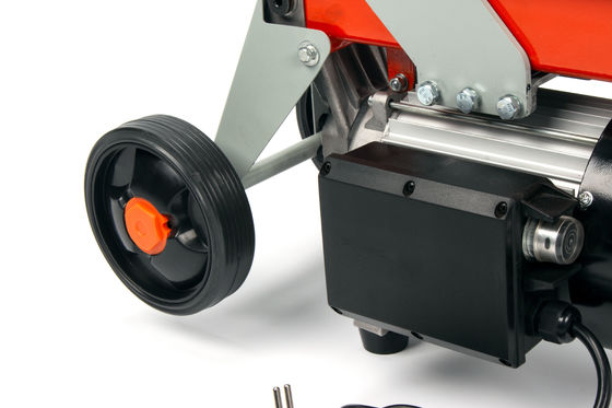 Electric Motor Vertical Wood Splitter For Upside Down Log Splitting In Construction