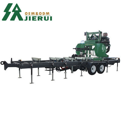 Log Band Saw Type 27HP 31 Inch Portable Woodcutting Bandsaw Mill with Horizontal Design