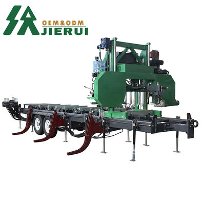 2024 JIERUI CNC Automatic Log Portable Wood Bandsaw Sawmill Band Saw Machines with CE