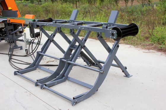 20T Saw Cutting Splitting Hydraulic Automatic Wood Processor For Energy Mining