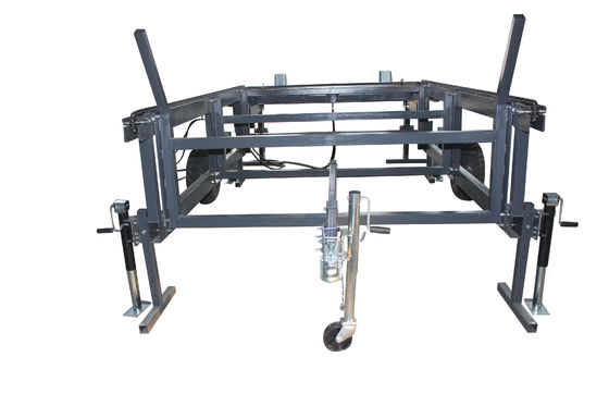 JIERUI 500mm Speed Firewood Processor 30T Wood Chipper Log Splitter for Log Splitting
