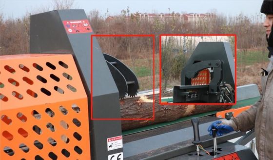 800 KG Log Wood Splitting Firewood Processor With 18HP 27HP Gasoline