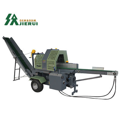 Automatic Firewood Processor Electric Motor Wood Splitter For Construction Works