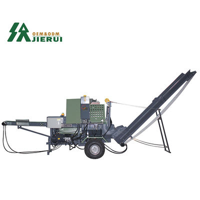 Automatic Firewood Processor Electric Motor Wood Splitter For Construction Works