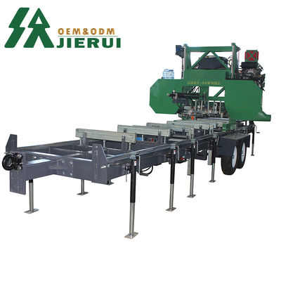 Horizontal Style Portable Hydraulic Automatic Sawmill Electric Mobile Saw Mill